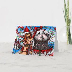 Cartes Pour Fêtes Annuelles Garçon de sucre de canne