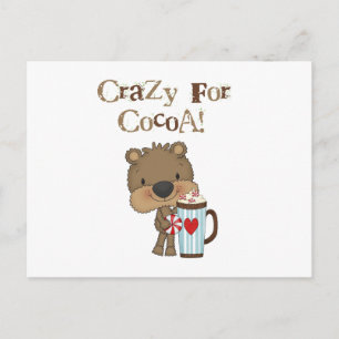 Cartes Pour Fêtes Annuelles Garçon Ours Fou de Fête du Cacao