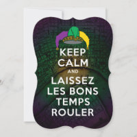 GARDER CALME et LAISSEZ LES BONS TEMPS ROULER
