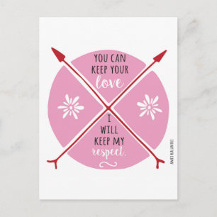 Cartes Pour Fêtes Annuelles Gardez votre amour anti-Valentin