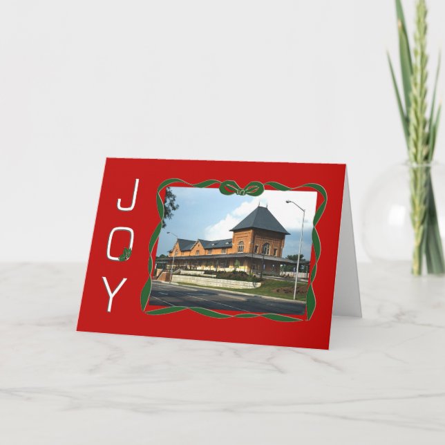 Cartes Pour Fêtes Annuelles Gare de Bristol Bristol Virginia Joy (Devant)