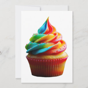 Cartes Pour Fêtes Annuelles Gâteau de SlipperyJoe au glaçage tourbillonnant ar