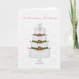 Cartes Pour Fêtes Annuelles Gâteau Mariage de vacances, Félicitations Mariages