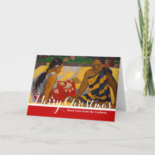 Cartes Pour Fêtes Annuelles Gauguin Polynésie Française Tahiti Femmes Peinture