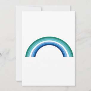 Cartes Pour Fêtes Annuelles Gay Homme Rainbow Azure