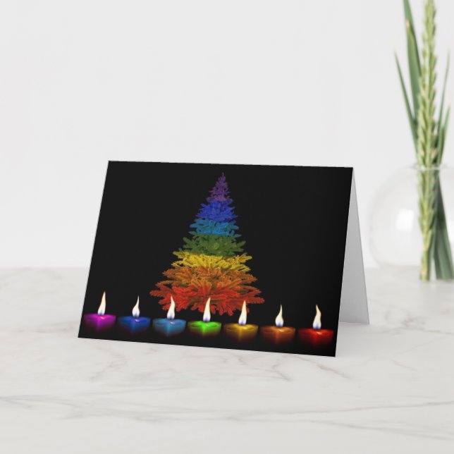 Cartes Pour Fêtes Annuelles Gay pride Joyeuses Fêtes (Devant)