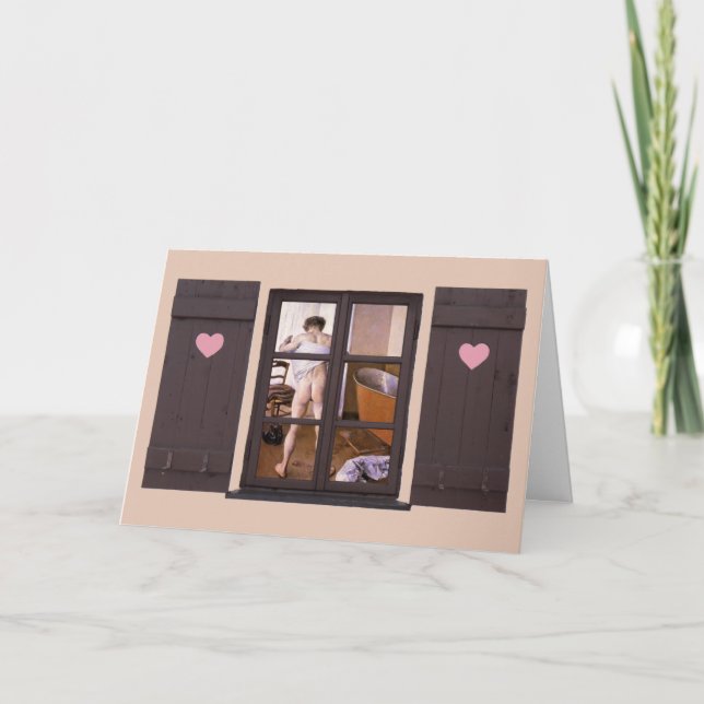 Cartes Pour Fêtes Annuelles Gay Valentine Je suis prêt (Devant)