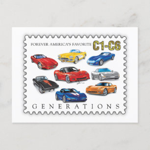 CARTES POUR FÊTES ANNUELLES GÉNÉRATIONS D'ART AUTOMOBILE