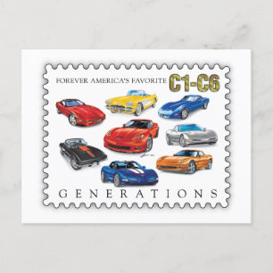 CARTES POUR FÊTES ANNUELLES GÉNÉRATIONS D'ART AUTOMOBILE