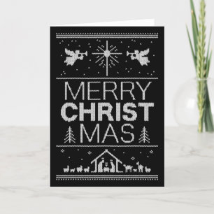 Cartes Pour Fêtes Annuelles Génial Joyeux Chandail de Noël Religieux Christian