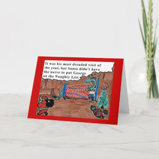 Cartes Pour Fêtes Annuelles George le Dragon