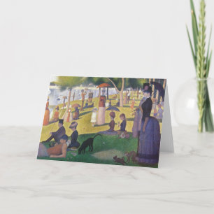 Cartes Pour Fêtes Annuelles Georges Seurat - Un dimanche sur La Grande Jatte