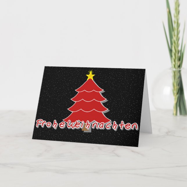 Cartes Pour Fêtes Annuelles German Cristmas (Devant)