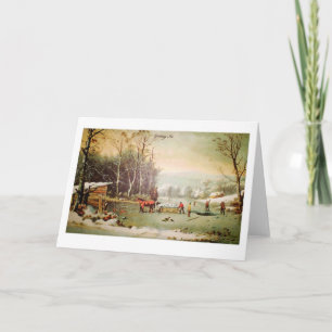 Cartes Pour Fêtes Annuelles Ghettting Ice Greeting Card