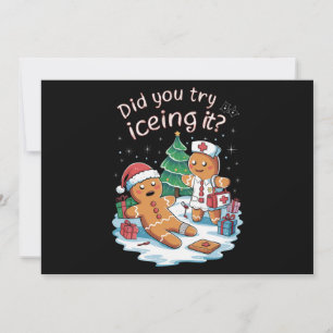 Cartes Pour Fêtes Annuelles Gingerbread Homme Cookie laide Sweat Oh Snap Xmas