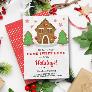 Cartes Pour Fêtes Annuelles Gingerbread House