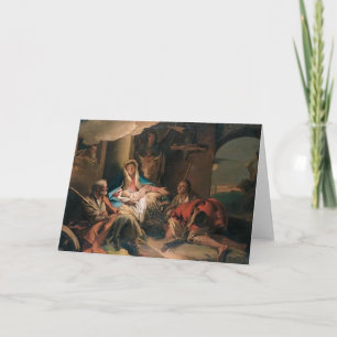 Cartes Pour Fêtes Annuelles Giovanni Tiepolo- The Adoration of the Shepherds