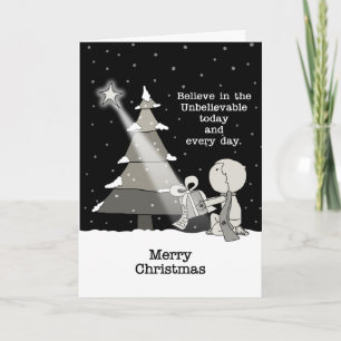 Cartes Pour Fêtes Annuelles Giver cadeau-Joyeux Noël
