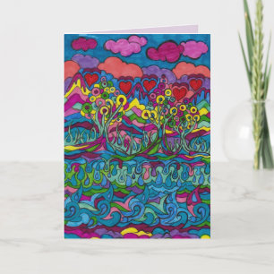 Cartes Pour Fêtes Annuelles Glad We're Together Dreamscape 1 Card
