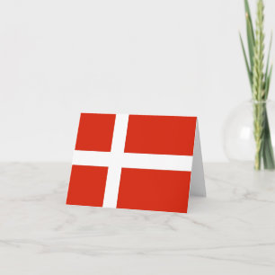 Cartes Pour Fêtes Annuelles Glædelig juillet avec Dannebrog