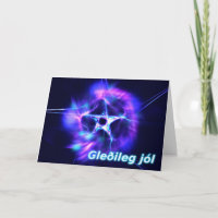 Gleðileg Jól - étoile lumineuse