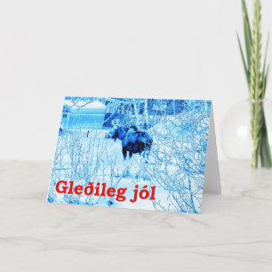 Cartes Pour Fêtes Annuelles Gleðileg jól - Oie urbaine
