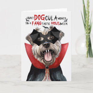 Cartes Pour Fêtes Annuelles Glen of Imaal Funny Count DOGcula Halloween