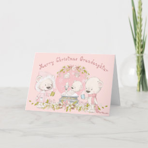 Cartes Pour Fêtes Annuelles Globe de neige avec de mignons personnages habillé