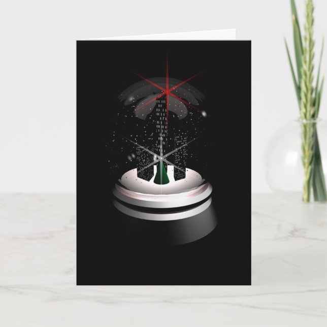 Cartes Pour Fêtes Annuelles Globe des neiges de Ayn Rand (Devant)