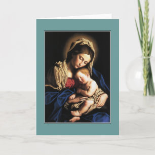 Cartes Pour Fêtes Annuelles Gloire à Jésus et à Marie