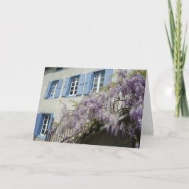 Cartes Pour Fêtes Annuelles Glycines en fleur