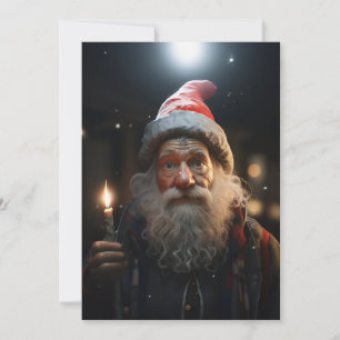 Cartes Pour Fêtes Annuelles Gnome de Noël surpris