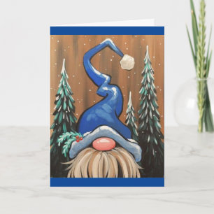 CARTES POUR FÊTES ANNUELLES GNOME DIFFUSE "NOËL CHEER"