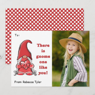 Cartes Pour Fêtes Annuelles Gnome One Like You Classroom Photo Saint Valentin