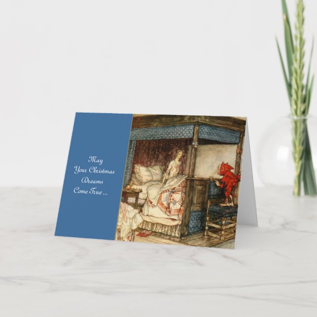 Cartes Pour Fêtes Annuelles Gnome Surprise par Arthur Rackham (Devant)