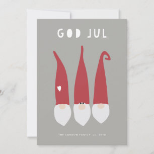 Cartes Pour Fêtes Annuelles Gnomes pour Noël