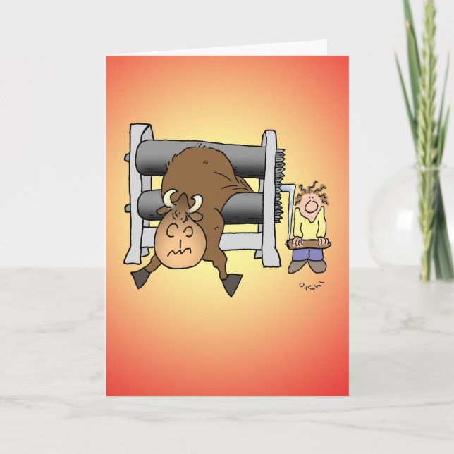 Cartes Pour Fêtes Annuelles Gnou (Devant)