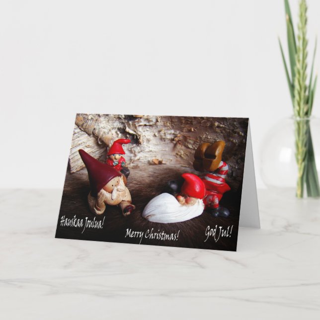 Cartes Pour Fêtes Annuelles God Jul (Devant)