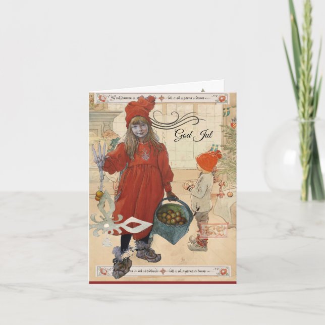 Cartes Pour Fêtes Annuelles God Jul Helgkort  (Devant)