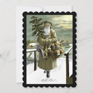 Cartes Pour Fêtes Annuelles God Jul Swedish Père Noël