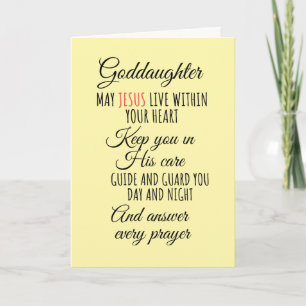 Cartes Pour Fêtes Annuelles Godgirl mai jésus vivre dans votre coeur
