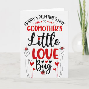 Cartes Pour Fêtes Annuelles Godmère's Little Love Bug Valentine