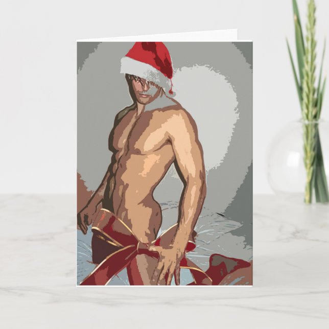 Cartes Pour Fêtes Annuelles _gogo-père Noël (Devant)