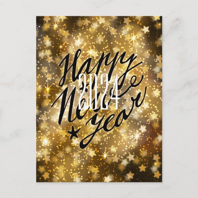Cartes Pour Fêtes Annuelles Gold festive 2021| Bonne année (Devant)