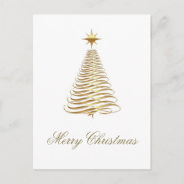 Cartes Pour Fêtes Annuelles Gold Noël