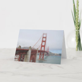 Cartes Pour Fêtes Annuelles Golden gate bridge, San Francisco