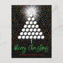 Cartes Pour Fêtes Annuelles Golf Family Christmas Design