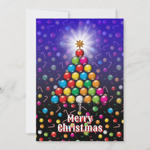 Cartes Pour Fêtes Annuelles Golf Joyeux Noël-vacances Design
