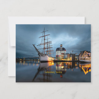 Cartes Pour Fêtes Annuelles Gothenburg, Sweden Port