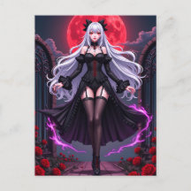 Gothique Anime Vampire Princesse Red Moon Hallowee